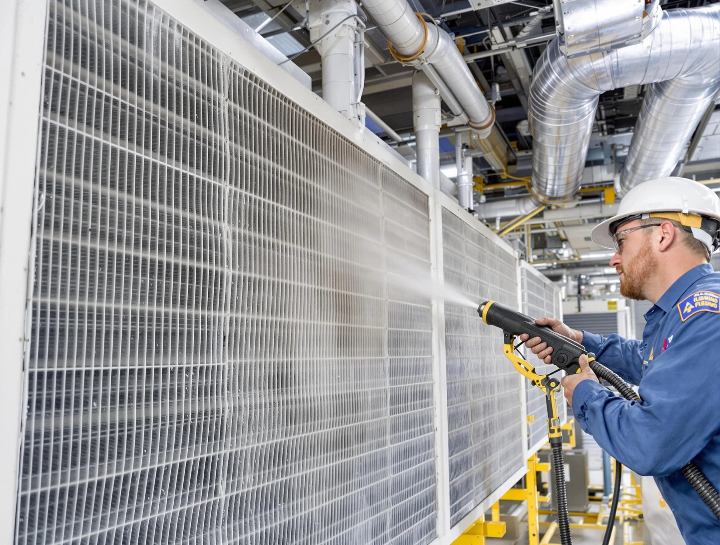 Professional commercial coil cleaning by Powder Springs Air Duct Cleaning in Powder Springs