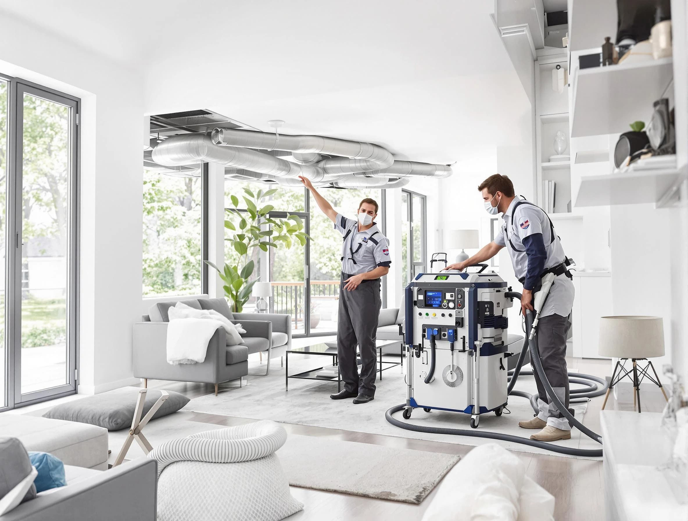 Powder Springs Air Duct Cleaning professional conducting pure air duct cleaning with state-of-the-art equipment in Powder Springs