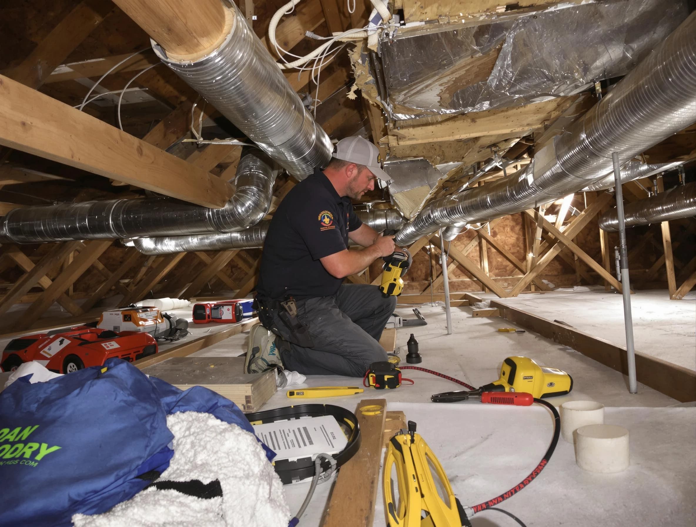 Professional air duct repair by Powder Springs Air Duct Cleaning in Powder Springs