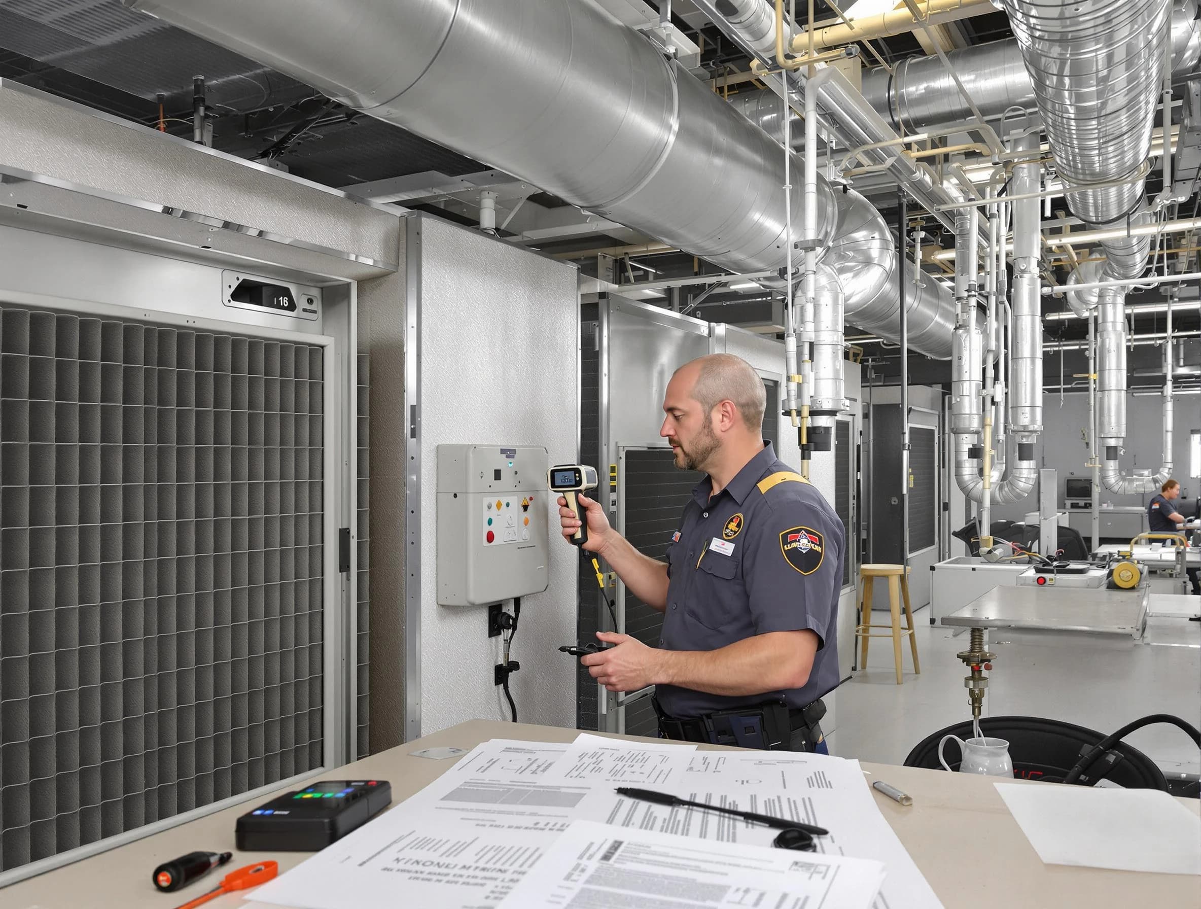 Professional filter system inspection by Powder Springs Air Duct Cleaning in Powder Springs